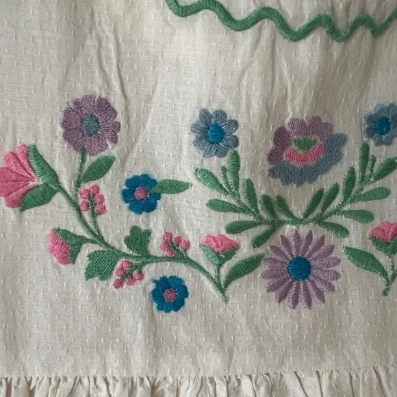 Mini Boden Cream Flutter Sleeve Sundress - Picture 6 of 6